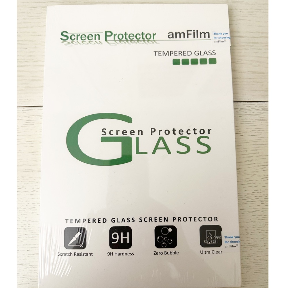 amFilm Tempered Glass Screen Protector iPad Air 3 10.5” iPad Pro 10.5” (2 Pack)